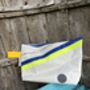 No3 Small Upcycled Versatile Sailcloth Pouch, thumbnail 5 of 7