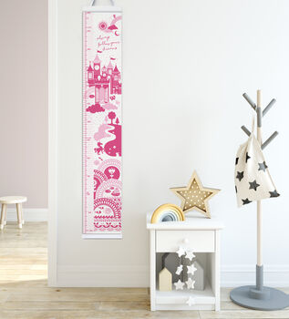 Personalised Fairytale Castle Height Chart, 3 of 8