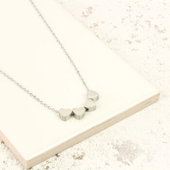 40th Birthday Hearts Necklace, A Heart For Every Decade, 5 of 7