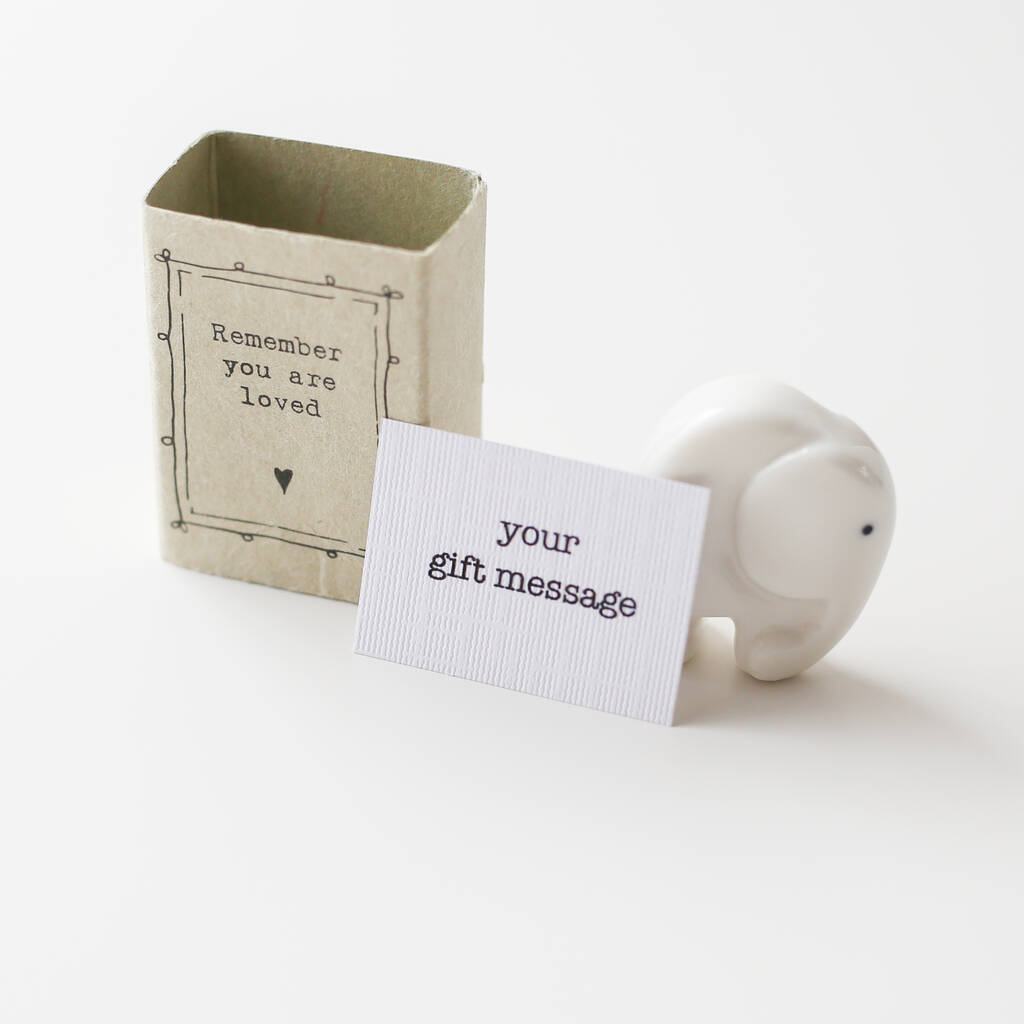 14th Wedding Anniversary Gift, Dainty Elephant Gift By Lunity