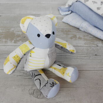 Baby Memory Bear Keepsake Made From Babies Clothing, 2 of 7