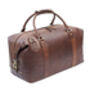 Personalised Luxury Brown Colombian Leather Holdall, thumbnail 2 of 11
