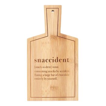 Snaccident Bamboo Serving Board, 2 of 4