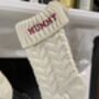 Personalised Embroidered Knitted Christmas Stocking, thumbnail 7 of 12