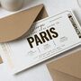 Paris Gift Voucher Gold Foil Holiday Reveal, thumbnail 5 of 9