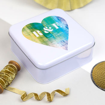 Heart Print Anniversary Tin Box, 2 of 4