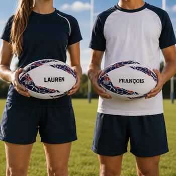 Personalised France Rugby Ball From Gilbert, 4 of 5