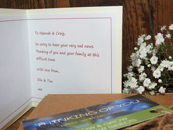 Remembrance Seeds Gift With Handmade Sympathy Card, 5 of 12