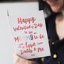 Mummy To Be Valentine's Day Card From The Bump, thumbnail 3 of 4