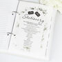Personalised Botanical Border Wedding Planner, thumbnail 9 of 12