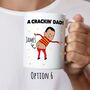 Personalised Crackin' Mug For Dad Skin And Hair Options, thumbnail 7 of 10