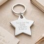 Exam Good Luck Star Keyring, thumbnail 1 of 5