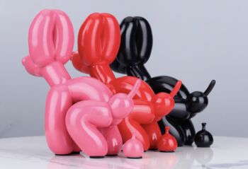 Balloon Dog Ornament In Pooping Design, 3 of 8