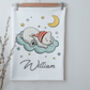 Sleeping Polar Bear Personalized Blanket, thumbnail 1 of 2