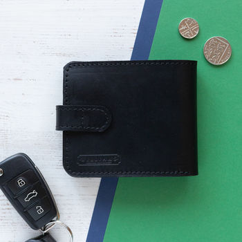 Men’s Leather Wallet With Coin Pocket, 5 of 11