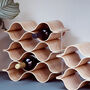 Curved Birch Plywood Wine Rack, thumbnail 6 of 11