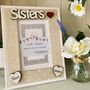 Personalised Sister Photo Frame Birthday Gift, thumbnail 4 of 6