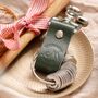 Personalised Leather Travel Keyring And Tokens, thumbnail 6 of 11