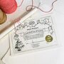 North Pole Certificate For Baby's First Christmas, thumbnail 1 of 2