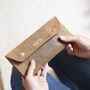 Personalised Leather Travel And Currency Wallet, thumbnail 1 of 12