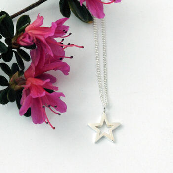 Star Necklace In Sterling Silver, 2 of 12