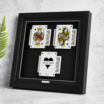 The Perfect Match Personalised King And Queen Gift Frame, 3 of 12