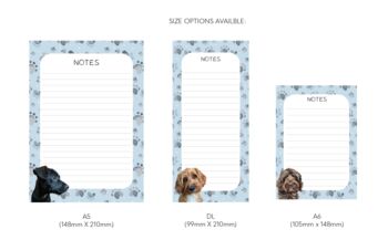 A5 Personalised Pet Notepad, 7 of 8