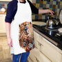 Inky Beaver Luxury Canvas Apron, thumbnail 3 of 4