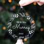 Personalised Mr And Mrs Christmas Bauble, thumbnail 2 of 2