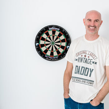 Personalised Men's Daddy T Shirt Vintage, 3 of 10