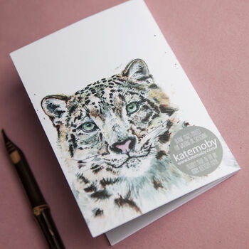 Inky Snow Leopard Notebook, 6 of 9