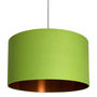 Chartreuse Green Lampshades With Copper Or Gold Lining, thumbnail 1 of 5