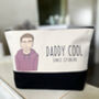 Personalised 'Daddy Cool' Cotton Canvas Washbag, thumbnail 6 of 6