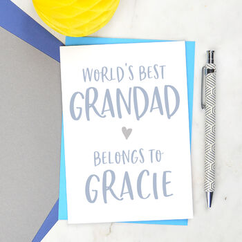 World's Best Grandad Father's Day Card, 2 of 3