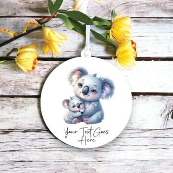 Personalised Koala With Child Mother's Day Decoration, 2 of 2