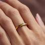 Personalised Stacker Open Ring, thumbnail 3 of 9