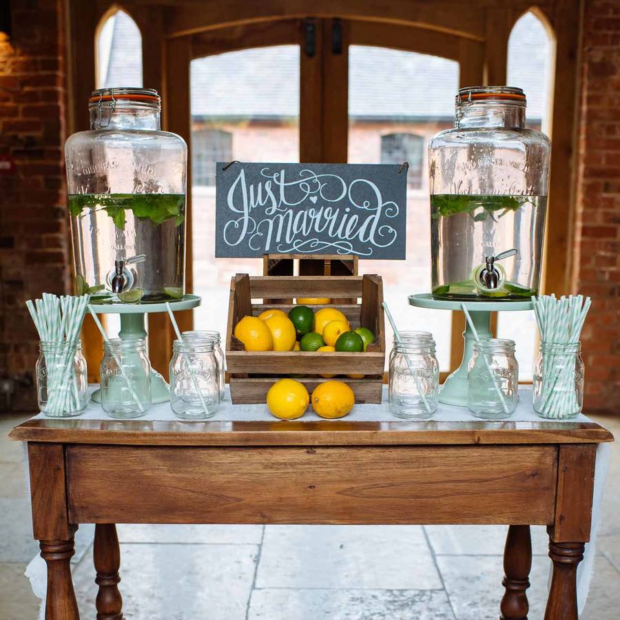 Glass Drinks Dispenser With Tap 36cm Nantucket By The Wedding of my ...