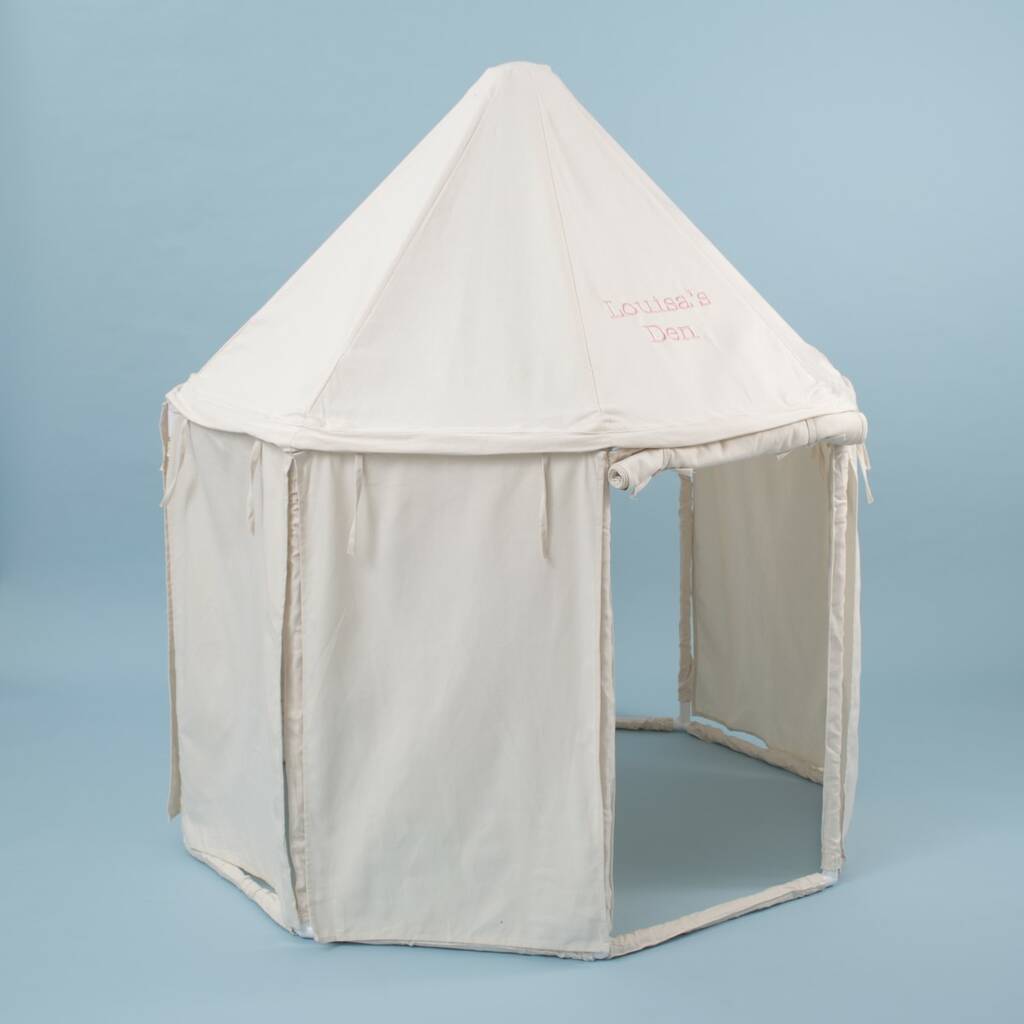 Image of Personalised Kids Concept Cream Pavillion Play Tent