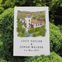 Personalised Wedding Venue Portrait Gift, thumbnail 2 of 4