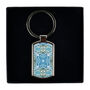 'Suzanne' Art Deco Handprinted Keyring, thumbnail 1 of 10