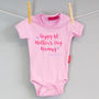 Personalised 1st Mother's Day Babygrow, thumbnail 2 of 6