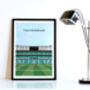 Contemporary England Rugby Twickenham Poster Gift, thumbnail 3 of 6