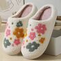 Pastel Flower Slippers, thumbnail 1 of 5