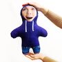 Hoodie Various Colours Personalised Mini Me® Doll, thumbnail 2 of 5