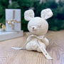 Personalised Kangaroo Hand Knitted Teddy Bear, thumbnail 1 of 9