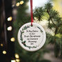 To My Sister On Her First Christmas As A Mummy Personalised Wreath Decoration, thumbnail 1 of 2