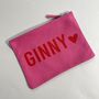 Personalised Name With Heart Make Up Bag, thumbnail 8 of 9