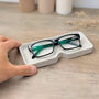 Grey Glasses Holder, Eye Glass Tray And Eyewear Case, thumbnail 5 of 9