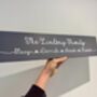 Our Family Wooden Sign, thumbnail 4 of 7