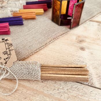 Handmade Fair Trade Indian Incense Joss Sticks, 12 of 12